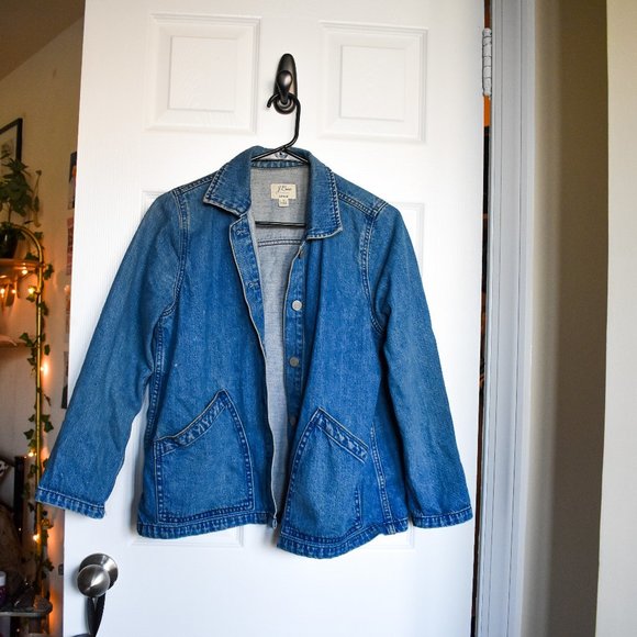 J. Crew Classic Blue Jean Jacket Size Small